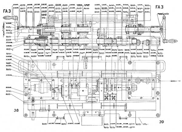 FA-3h Стол фрезерного верстата